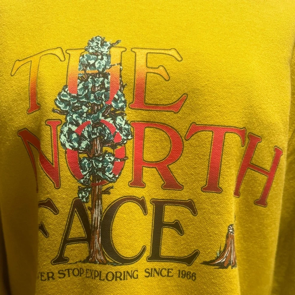 The North Face golden moss